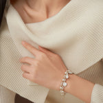 Falling Petals Series Wisteria Baroque Pearl Bracelet - CKLY2023059