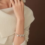 Falling Petals Series Wisteria Baroque Pearl Bracelet - CKLY2023059