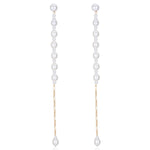 Flowing Bead Series Small Teardrop Long Earrings - CKLZ2023009