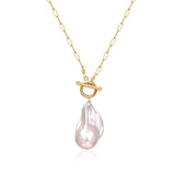 Miracle Series Prefix OT Baroque Pearl Pendant Necklace - CKXCBLK2021195