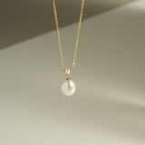 COCOKIM Embellished Series Plump Droplet Necklace - CKYLK2024003