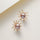 Purple Fairy Series Small Sun Pearl Stud Earrings - CKZJL2022235