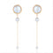 Classic Filigree Series Bead Long Stud Earrings - COCOKIM