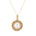 Classic Filigree Series Knight Seawater Medal Mabe Necklace - COCOKIM