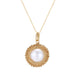 Classic Filigree Series Knight Seawater Medal Mabe Necklace - COCOKIM