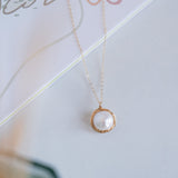 Classic Filigree Series Single Edison Pearl Necklace - COCOKIM