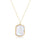 Classic Filigree Series Twisted Sugar Cube Necklace - COCOKIM