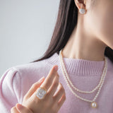 Classic Filigree Series Twisted Sugar Cube Ring - COCOKIM