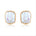 Classic Filigree Series Twisted Wire Cube Stud Earrings Ear clip - COCOKIM