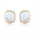 Classic Filigree Series Twisted Wire Cube Stud Earrings Ear clip - COCOKIM