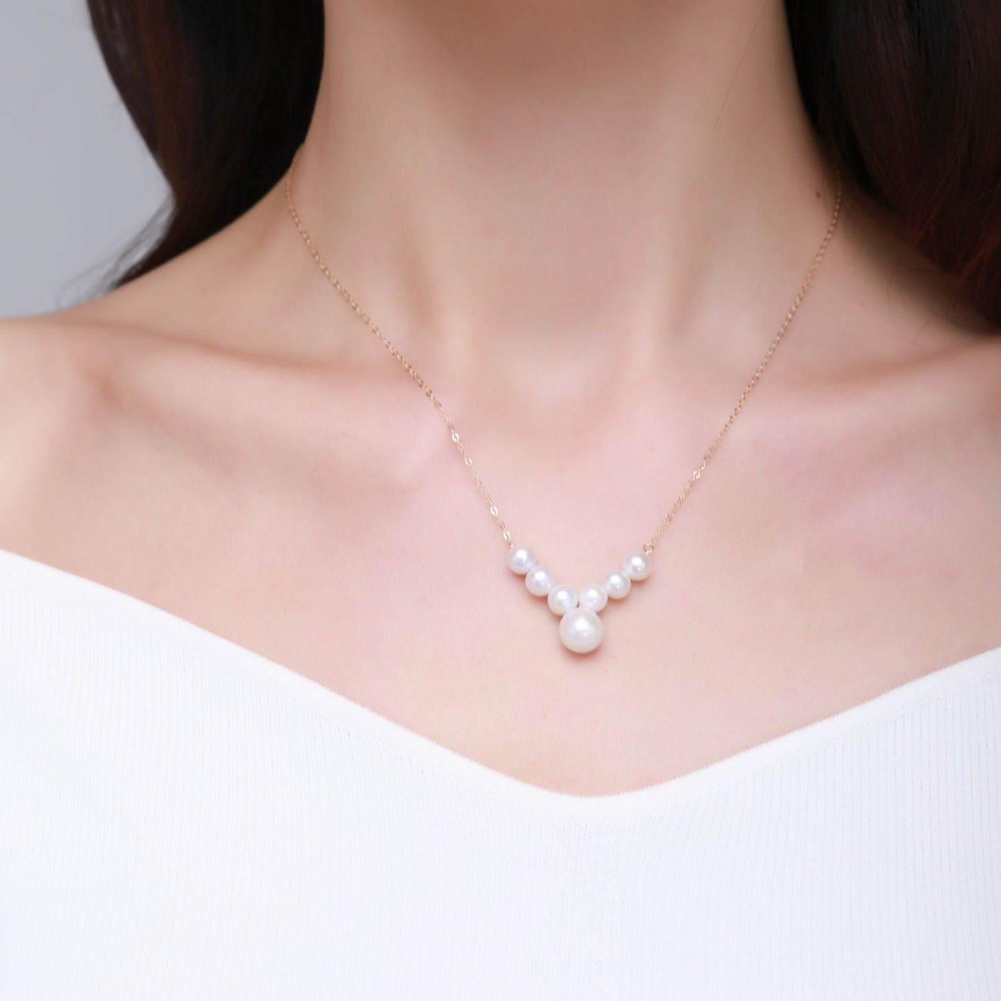 COCOKIM Embellished Series Petite V - Neck Drop Necklace - COCOKIM