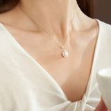 COCOKIM Embellished Series Plump Droplet Necklace - COCOKIM