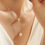 Embellished Series Adjustable Y - Shaped Necklace - COCOKIM