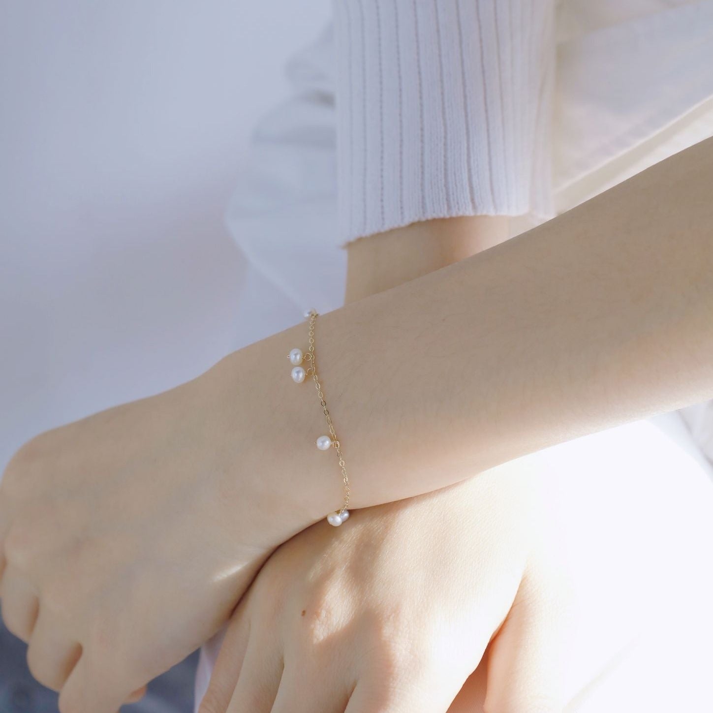 Embellished Series Classic Three Pearls Bracelet - COCOKIM