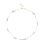 Embellished Series Double Bead Choker Necklace - COCOKIM