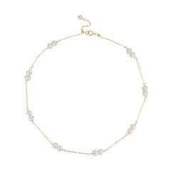 Embellished Series Double Bead Choker Necklace - COCOKIM