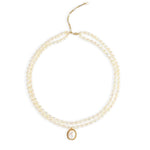 Embellished Series Double - Layer Pearl Necklace - COCOKIM