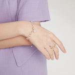 Embellished Series Double Layered Bead Bracelet - COCOKIM