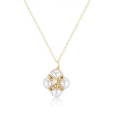 Embellished Series Lucky Clover Necklace - COCOKIM