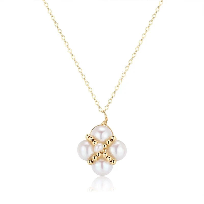 Embellished Series Lucky Clover Necklace - COCOKIM