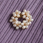 Falling Petals Series Narcissus Pearl Brooch - COCOKIM