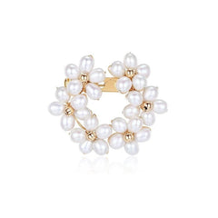 Falling Petals Series Narcissus Pearl Brooch - COCOKIM