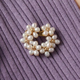 Falling Petals Series Narcissus Pearl Brooch - COCOKIM