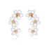 Falling Petals Series Narcissus Pearl Stud Earrings - COCOKIM