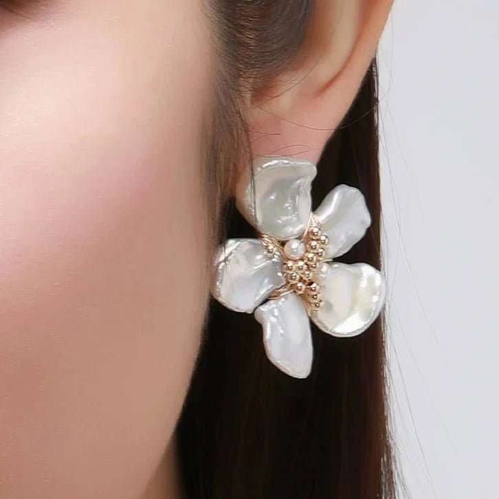 Falling Petals Series Petal Earrings - COCOKIM