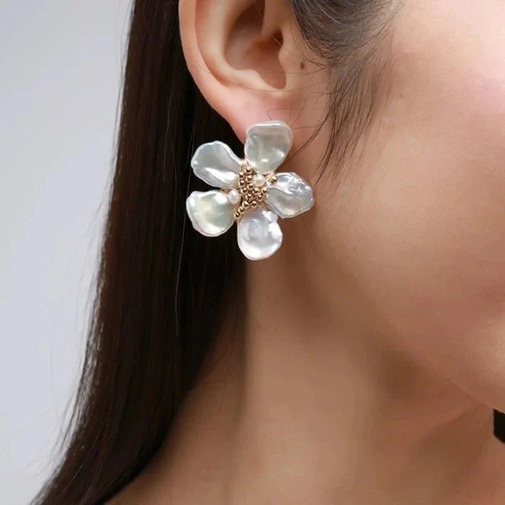 Falling Petals Series Petal Earrings - COCOKIM