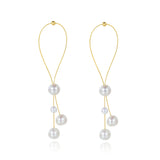 Flowing Bead Series Multi - Bead Design Earrings - COCOKIM