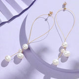 Flowing Bead Series Multi - Bead Design Earrings - COCOKIM