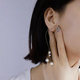 Flowing Bead Series Multi - Bead Design Earrings - COCOKIM