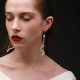 Flowing Beads Series Rotating Tassel Drop Earrings - COCOKIM