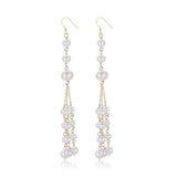 Flowing Beads Series Three - bead Multi - line Tassel Earrings - COCOKIM