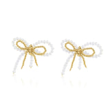 Starry Series Bow Stud Earrings - COCOKIM