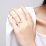 Starry Series Gold Accent Soft Chain Ring - COCOKIM