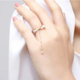 Starry Series Gold Accent Soft Chain Ring - COCOKIM