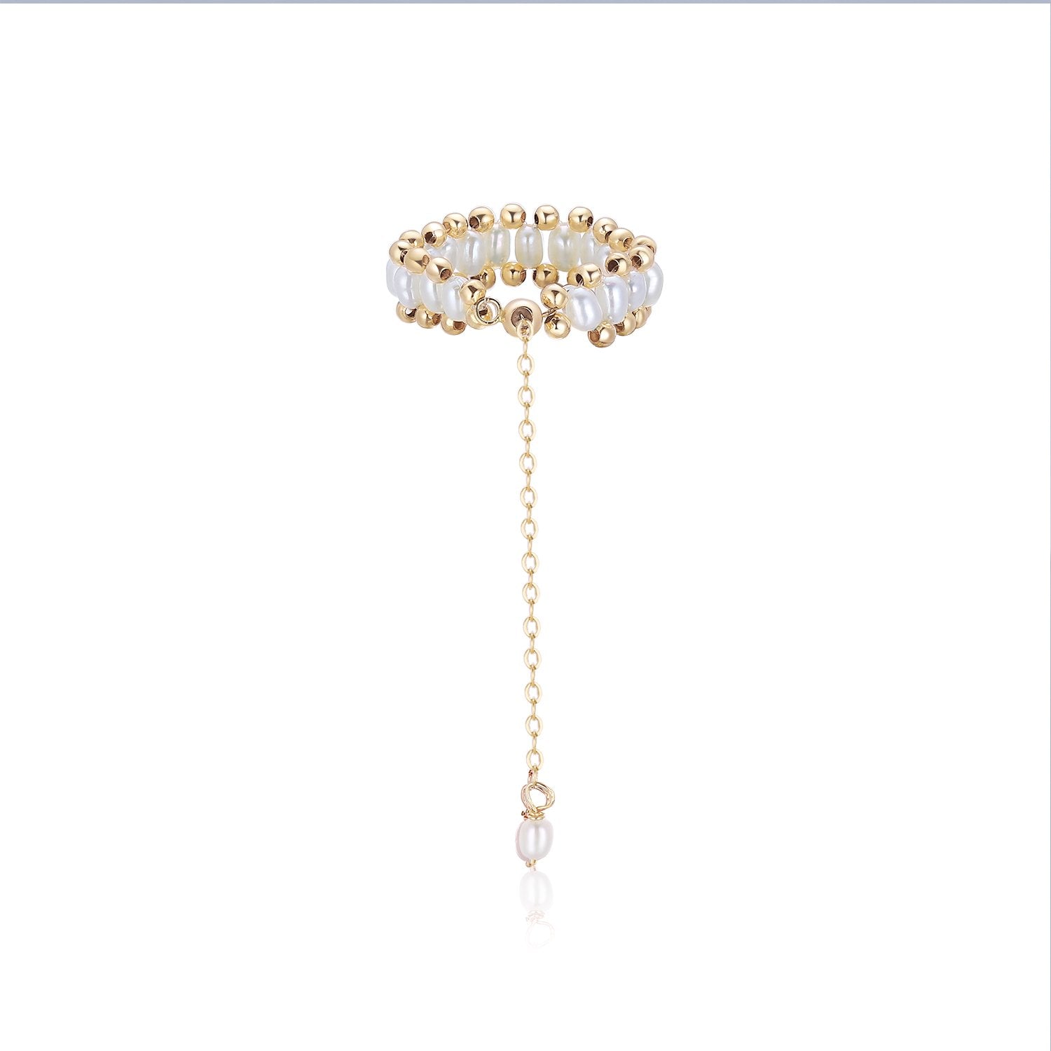 Starry Series Gold Accent Soft Chain Ring - COCOKIM