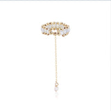 Starry Series Gold Accent Soft Chain Ring - COCOKIM