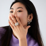 Starry Series Multi - Layered Gold Bead Ring - COCOKIM