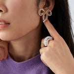 Starry Series Multi - Layered Gold Bead Ring - COCOKIM